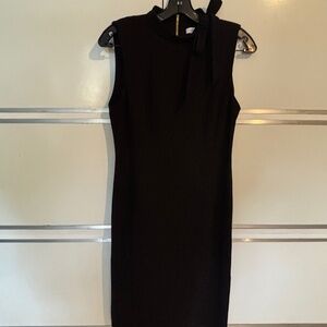 Calvin Klein Women’s Black Cocktail Dress With Bow Sz 10